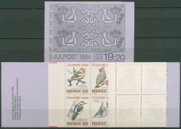 Schweden 1984 Weihnachten Vögel Markenheftchen MH 102 Postfrisch (C60601) - 1981-..