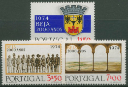 Portugal 1974 Stadt Beja Wappen 1260/62 Postfrisch - Nuevos