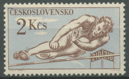 Tschechoslowakei 1959 Wettkampfsport Hochsprung 1121 Postfrisch - Unused Stamps