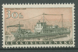 Tschechoslowakei 1960 Schiffe Schwimmbagger 1179 Postfrisch - Neufs
