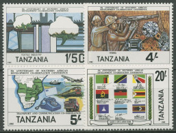 Tansania 1985 Konferenz Der SADCC Baumwolle Bergbau 254/57 Postfrisch - Tanzanie (1964-...)