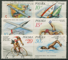 Polen 1986 Sport Weltmeistertitel 3042/47 Gestempelt - Used Stamps