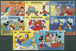 Tansania 1988 Disney 60 Jahre Micky Maus Donald Duck 488/95 Postfrisch - Tanzanie (1964-...)