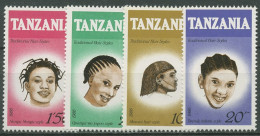 Tansania 1987 Frisuren 386/89 Postfrisch - Tanzania (1964-...)