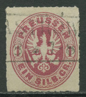 Preußen 1861 Wappenadler 16 A Gestempelt - Gebraucht