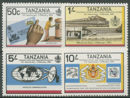 Tansania 1983 5 Jahre Post- Und Fernmeldeamt 217/20 Postfrisch - Tanzania (1964-...)
