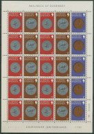 Guernsey 1979 Freimarken Münzen 175+178+180 ZD-Bogen Postfrisch (SG61575) - Guernesey