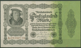 Dt. Reich 50000 Mark 1922, DEU-90a Serie A, Fast Kassenfrisch (K1427) - 50.000 Mark