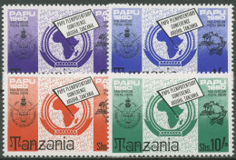 Tansania 1980 Panafrikanische Postminister-Konferenz UPU 153/56 Postfrisch - Tanzania (1964-...)
