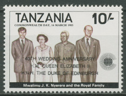 Tansania 1988 40. Hochzeitstag Königin Elisabeth 458 Postfrisch - Tanzanie (1964-...)