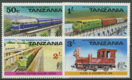 Tansania 1976 Schienenverkehr In Ostafrika Eisenbahn 62/65 A Postfrisch - Tanzanie (1964-...)