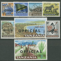 Tansania 1965 Landesmotive Zebra Sisal-Plantage Dienstmarken 1/8 Postfrisch - Tanzanie (1964-...)