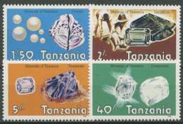 Tansania 1986 Edelsteine Saphir Diamant Tansanite 319/22 Postfrisch - Tanzanie (1964-...)