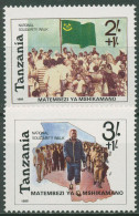 Tansania 1988 Nationaler Solidaritätsmarsch 450/51 Postfrisch - Tansania (1964-...)