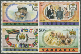 Tansania 1977 Regierungsjubiläum Königin Elisabeth II. 87/90 Postfrisch - Tanzanie (1964-...)