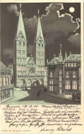 Bremen - Dom Und Börse - Litho - Halt Gegen Licht - Bremen