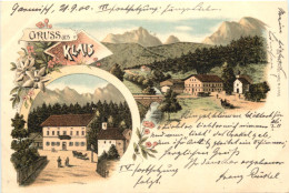 Gruss Aus Klais - Litho - Verlag Moch & Stern - Krün - Garmisch-Partenkirchen