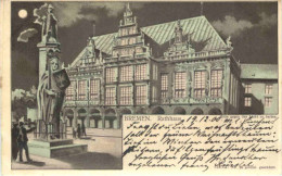 Bremen - Rathaus - Litho - Halt Gegen Licht - Bremen