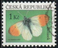 Tchéquie 2021 Yv. N°977 - Papillon - Oblitéré - Used Stamps