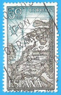 España. Spain. 1971. Edifil # 2008. Año Santo Compostelano. Rutas Jacobeas Europeas - Oblitérés