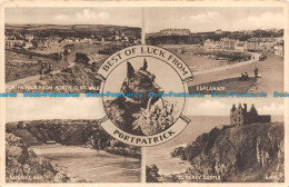 R142489 Best Of Luck From Portpatrick. Sepiatype. Valentine. Multi View - World