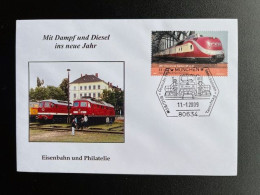 GERMANY 2009 COVER TRAINS 11-01-2009 DUITSLAND DEUTSCHLAND - Cartas & Documentos