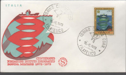 ITALIA - ITALIE - ITALY - 1973 - Centenario Dell'istituto Idrografico Della Marina Militare - FDC Filagrano - FDC