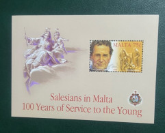 Malta 2004 The 100th Anniversary Of The Salesians Of Don Bosco In Malta - Malte