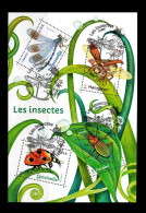 2017 N F5148 BLOC FEUILLET INSECTES DE NOS JARDINS OBLITERE CACHET ROND  #234# - Used Stamps