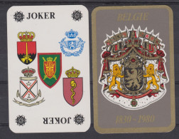 JOKER  Dos Pub 150 Ans De La Belgique - Playing Cards (classic)