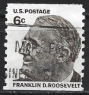 United States 1968. Scott #1305 (U) Franklin D. Roosevelt - Usati