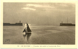 76 – LE HAVRE : Coucher De Soleil à L'entrée Du Port N° 78 - Zonder Classificatie