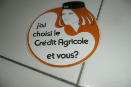 AUTOCOLLANTS PUB CREDIT AGRICOLE - Autocollants