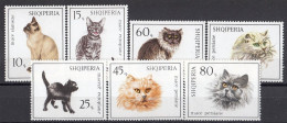 ALBANIA 1091-1097,unused - Domestic Cats