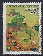 Italy 2001  100 Jahre Nationaler Landwirtschaftsverband  (o) Mi.2760 - 2001-10: Afgestempeld