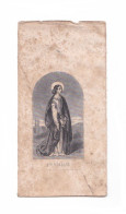 Sainte Rosalie, Gravure Ancienne, éditeur Non Mentionné - Devotieprenten