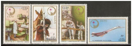1976 Mi# 2150-2153 ** MNH - EXPO '76, USSR / Health, Fauna, Space, Supersonic Jet - RR1 - Other & Unclassified