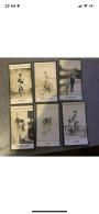 Lot De 6 Chromos Félix Potin Année 1900 Cyclisme Dont Maurice Garin - Wielrennen