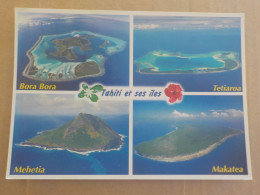 CPSM -  AU PLUS RAPIDE -  POLYNESIE  TAHITI ET SES ILES -  VOYAGEE 1999 NON TIMBREE - Polynésie Française