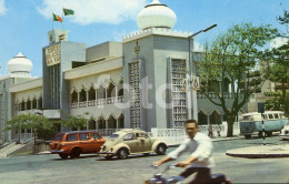 REAL PHOTO POSTCARD LOURENÇO MARQUES MOÇAMBIQUE AFRICA CARTE POSTALE CARS VOITURES VW VOLKSWAGEN BEETLE KAFER KOMBI - Mozambique