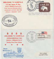 16041  WELCOME TO NORFOLK - 6 Enveloppes - - Seepost