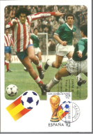 España Spain Espagne 1982 - Mundial De Futbol 82 Tarjeta Maxima - Maximum Kaarten