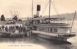 GENÈVE - Arrivée De Bateau - Ed. Jullien J.J. 8081 - Genève