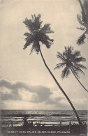 Sri Lanka - COLOMBO - Sunset With Palms On Sea Shore - Publ. Plâté & Co. 440 - Sri Lanka (Ceilán)