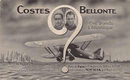 Usa - NEW YORK CITY - French Aviators Costes & Bellonte - First Heavier-than-air Aircraft To Reach N.Y. City On 1-2 Sept - Indiaans (Noord-Amerikaans)