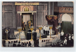 Judaica - BULGARIA - Sofia - The Interior Of The Synagogue During Its Inauguration On 9 September 1909 - Publ. Iv. D. Ba - Jodendom