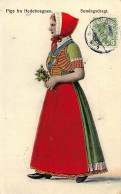 Denmark - Danish Costumes - Pige Fra Hedeboegnen - Sondagsdragt - Danemark