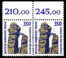 BERLIN DS SEHENSW Nr 835 Zentrisch Gestempelt WAAGR PAAR ORA X20E666 - Used Stamps