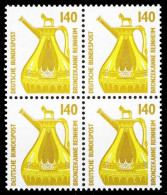 BRD DS SEHENSW Nr 1401u Postfrisch VIERERBLOCK X2752A6 - Unused Stamps