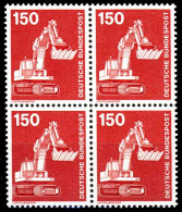 BRD DS INDUSTRIE U. TECHNIK Nr 992 Postfrisch VIERERBLO X27C792 - Unused Stamps